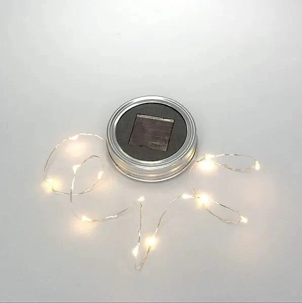 Everlasting Glow Solar LED Mason Jar Lid Light String - Image 2