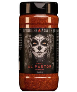 Spanglish Asadero 10Oz Spicy Al Pastor | Mexican Seasoning for Steak. Chicken. Pork. Lamb. and Elote | Low Sodium. Gluten-Free BBQ Rub for Smoking or Grilling
