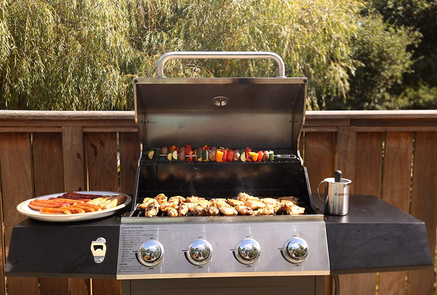 CGG-7400 Propane. 54 Inch. Full Size Four-Burner Gas Grill - Image 9