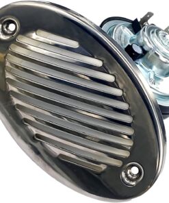 Boat Horns 5190512 12V Marine Horn with 316 Stainless Steel Grill 125DB Strong Loud Sound