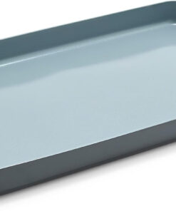 Greenpan Valencia Pro 18 X 11 Double Burner Griddle Pan. Induction Suitable. Ceramic Nonstick Pfas-Free. Rectangular Stovetop Cookware. Stainless Steel Handles. Dishwasher. Oven & Broiler Safe. Gray