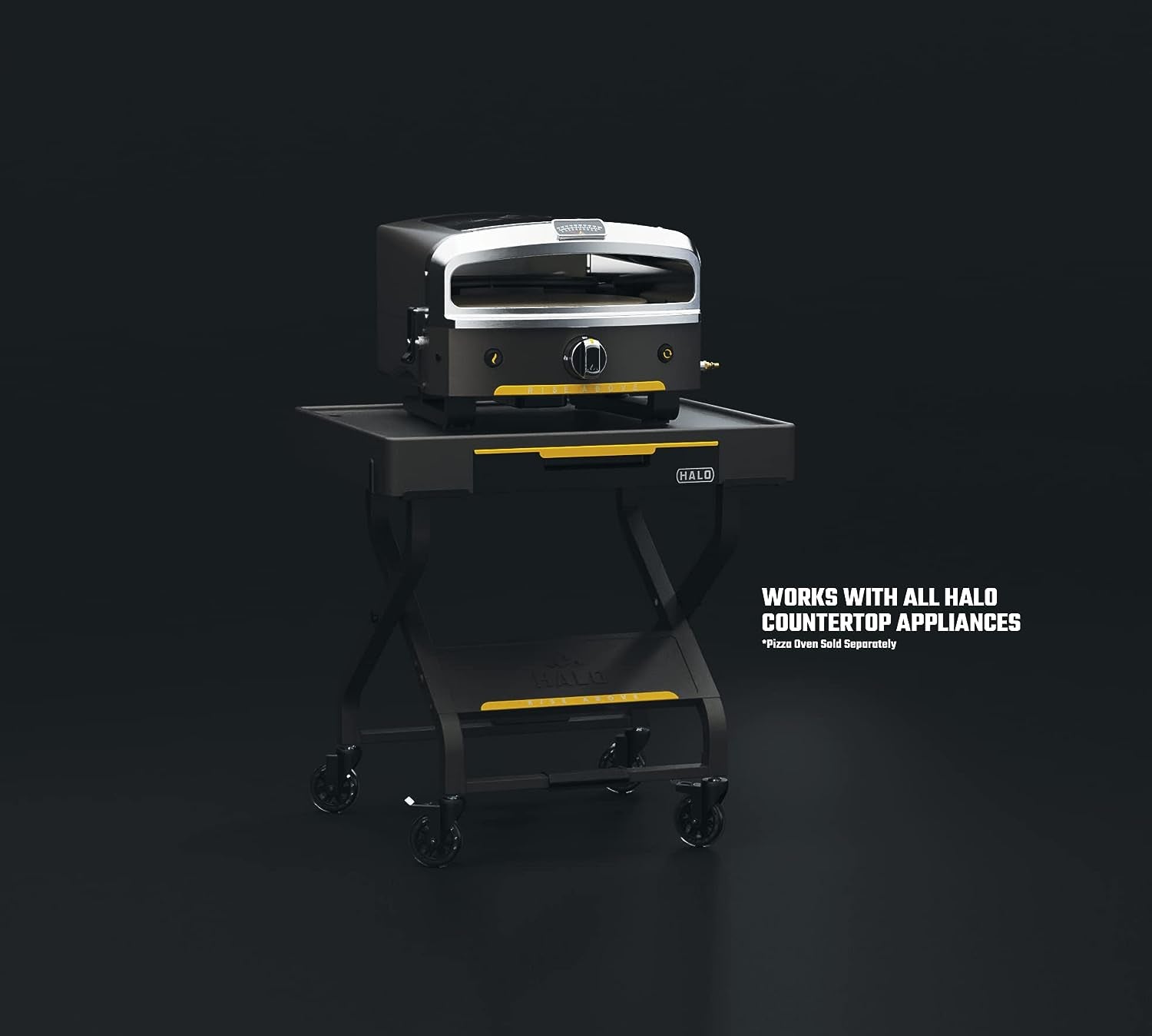 Outdoor Cart | Portable Outdoor Countertop Grill Cart | Drop down Drawer Storage | Collapsible | Tank Storage - Image 3