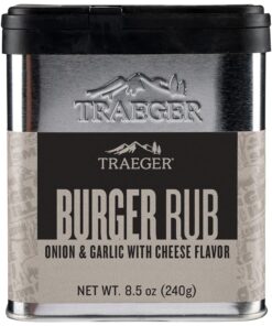 Traeger Grills SPC215 Burger Rub with Onion. Garlic. & Cheese Flavor 8.50 Ounce (Pack of 1)