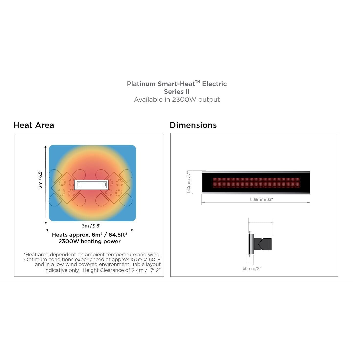 Bromic Heating: PLATINUM SMART-HEAT ELECTRIC 2300W BLACK - Image 9