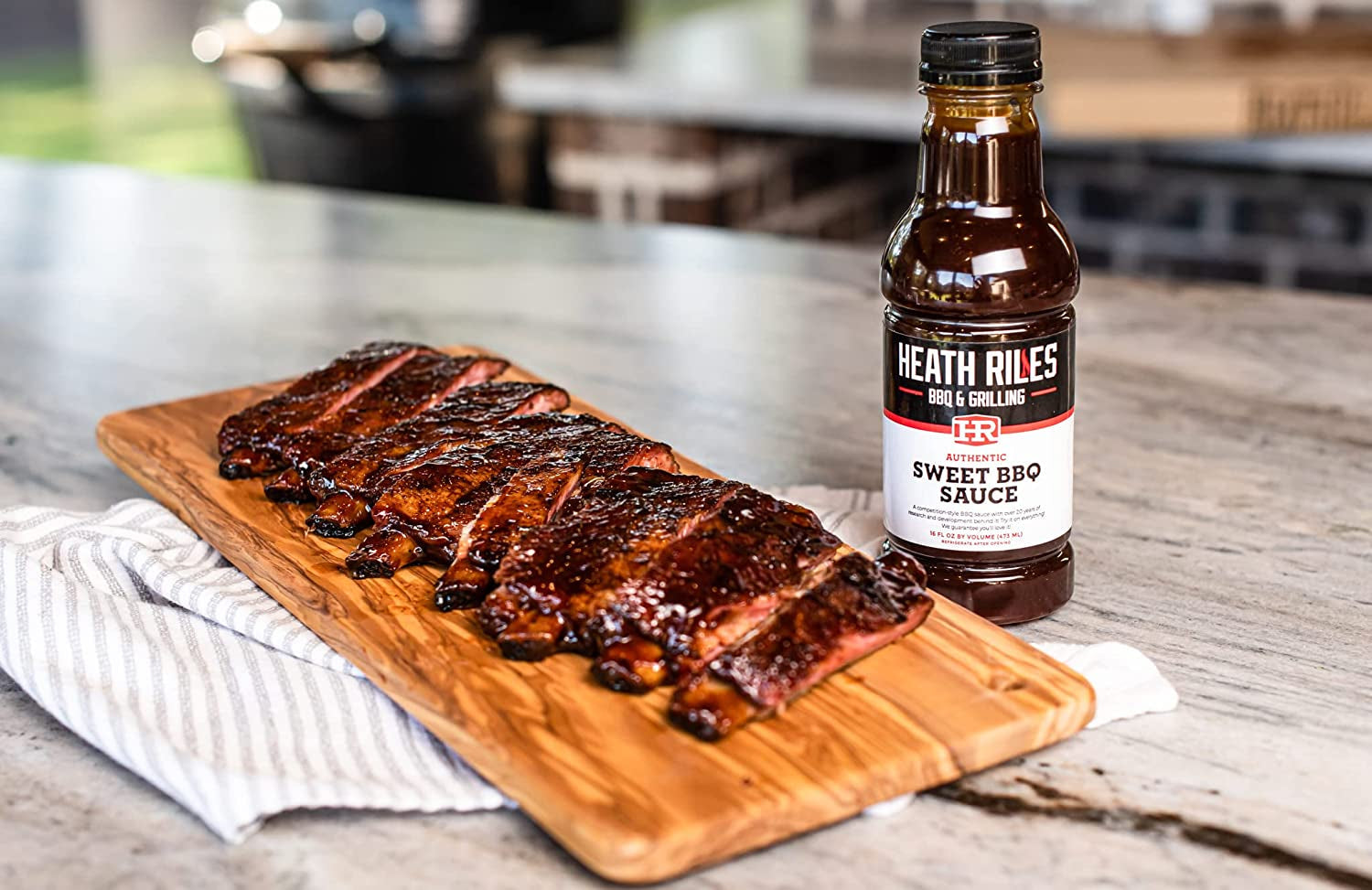 Heath Riles BBQ Sweet Barbecue Sauce. Champion Pitmaster Recipe. Bottle 16 Oz. - Image 7