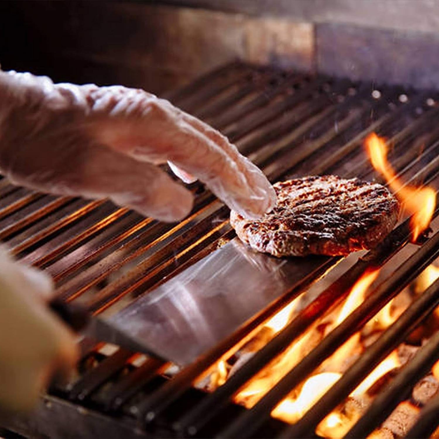 Only Fire Professional Barbecue Tool Kit Grill Griddle Tools Flat Top Griddle Accessories for Camping. Outdoor Hibachi. Backyard-Set of 5 - Image 5