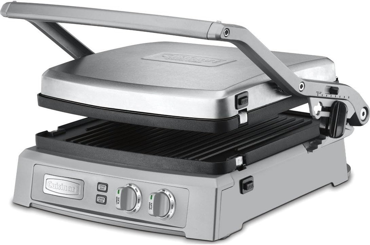 Cuisinart GR-150P1 Deluxe Electric Griddler. Stainless Steel