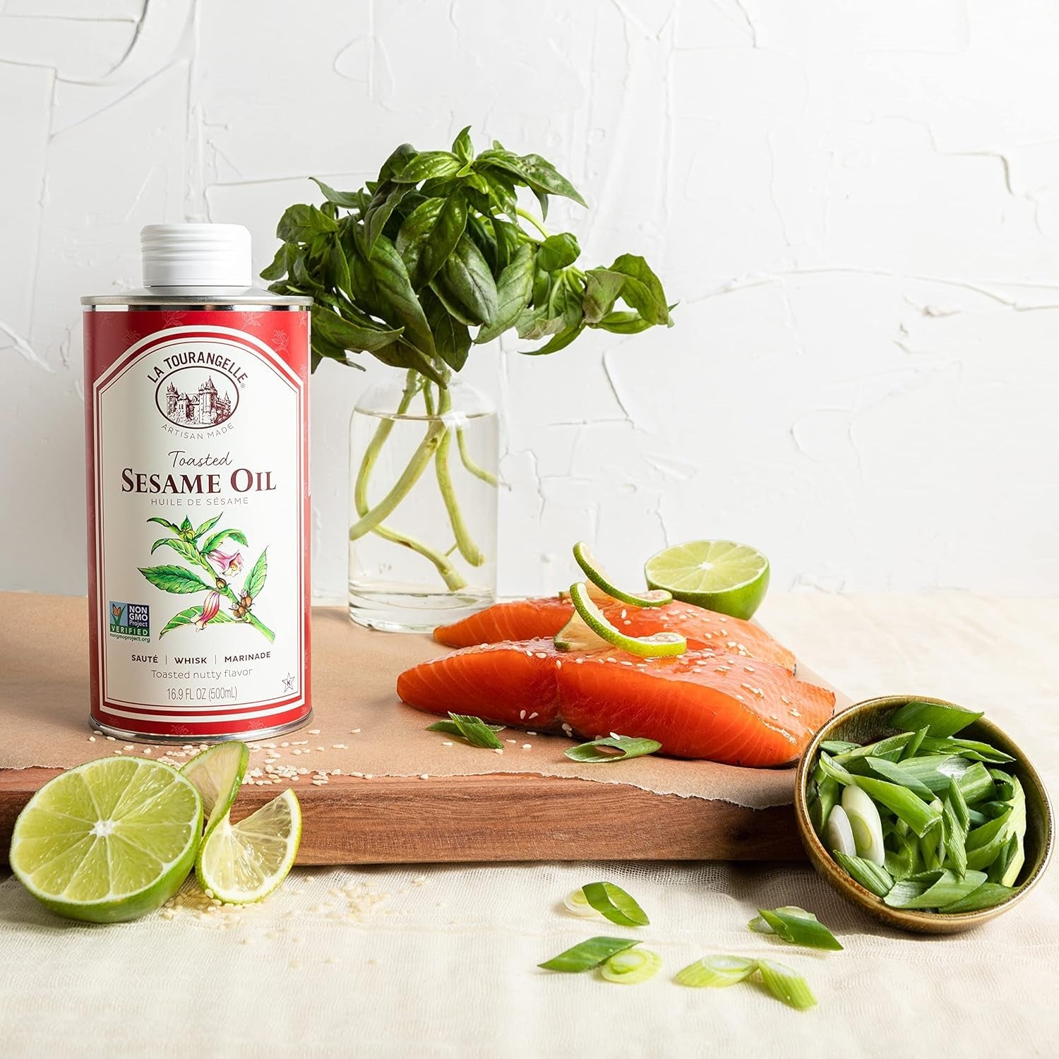 La Tourangelle. Toasted Sesame Oil. Great for Cooking. Add to Noodles. Stir-Fry. Vegetables. Vinaigrettes. and Marinades. 16.9 Fl Oz - Image 10