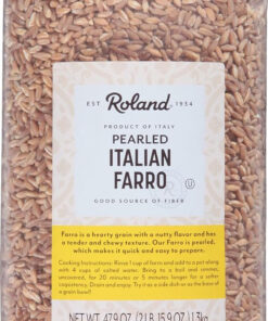 Roland Foods Pearled Italian Farro. Specialty Imported Food. 48-Ounce Bag