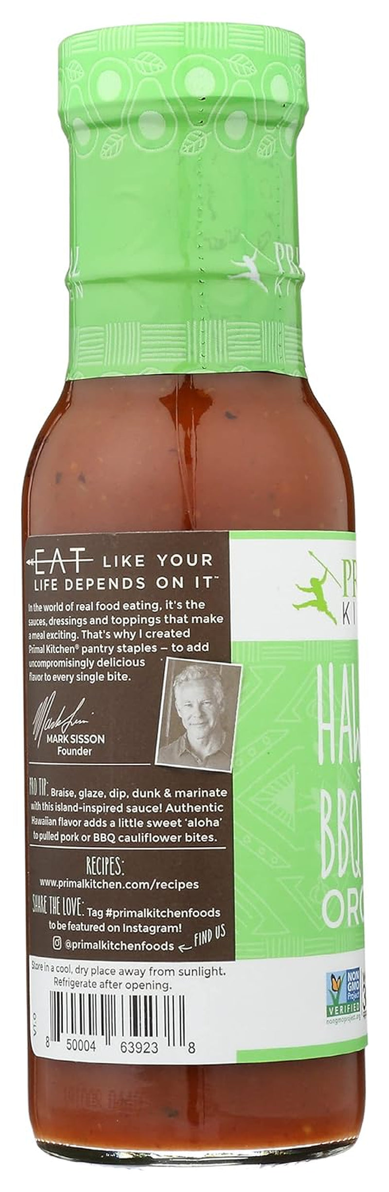 Primal Kitchen Organic Hawaiian Style BBQ Sauce. 8.5 OZ - Image 2