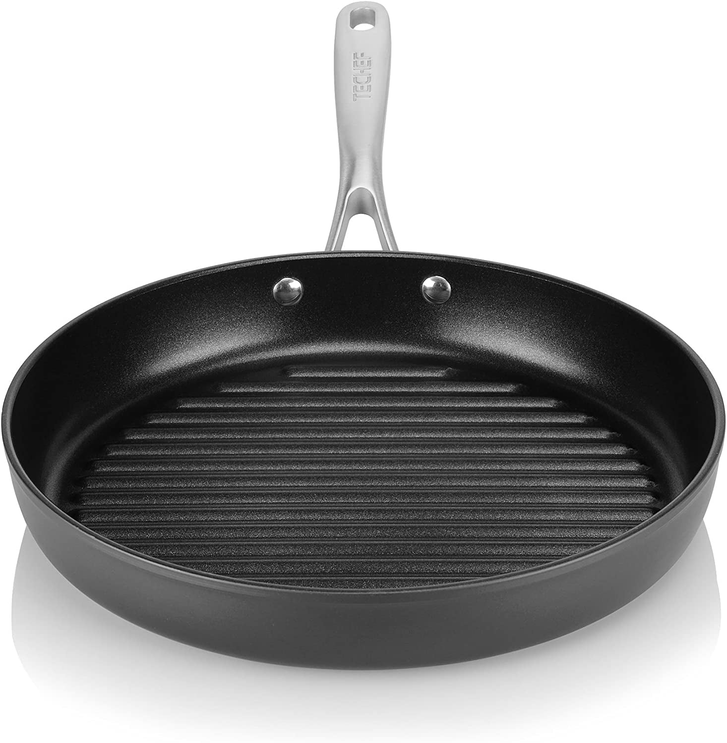 - Onyx Collection. 12-Inch Grill Pan. Coated with New Teflon Platinum Non-Stick Coating (PFOA Free) (12-Inch) - Image 2