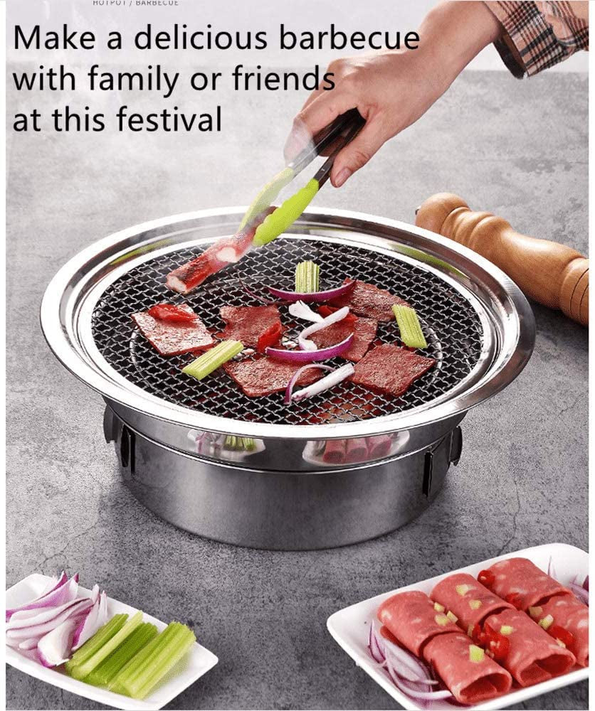 Primst Multifunctional Charcoal Barbecue Grill. Household Korean BBQ Grill. Portable Camping Grill Stove. Tabletop Smoker Grill - Image 4