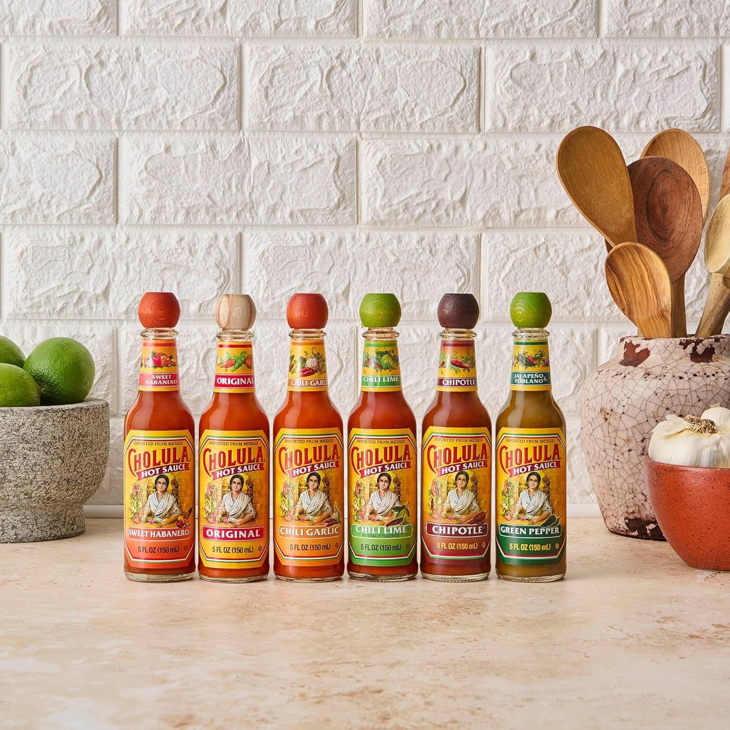 Cholula Hot Sauce Variety Pack. Product of Mexico. Gift Set Includes Six 5 Fl Oz Signature Cholula Hot Sauces for Eggs. Pizza. Mexican Dishes. and More. 30 Fl Oz - Image 17
