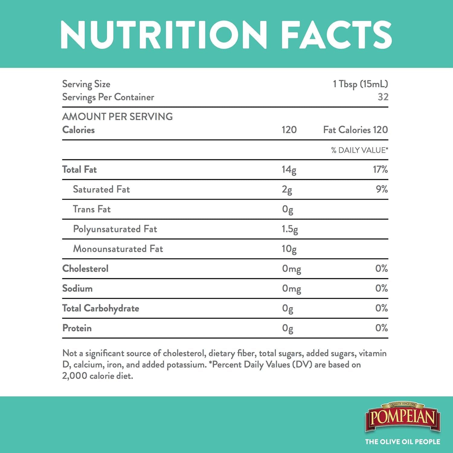 Pompeian Smooth Extra Virgin Olive Oil. Contains Polyphenols. First Cold Pressed. Mild and Delicate Flavor. Perfect for Sauteing & Stir-Frying. Naturally Gluten-Free. Non-Gmo. 16 FL Oz. Single Bottle - Image 6