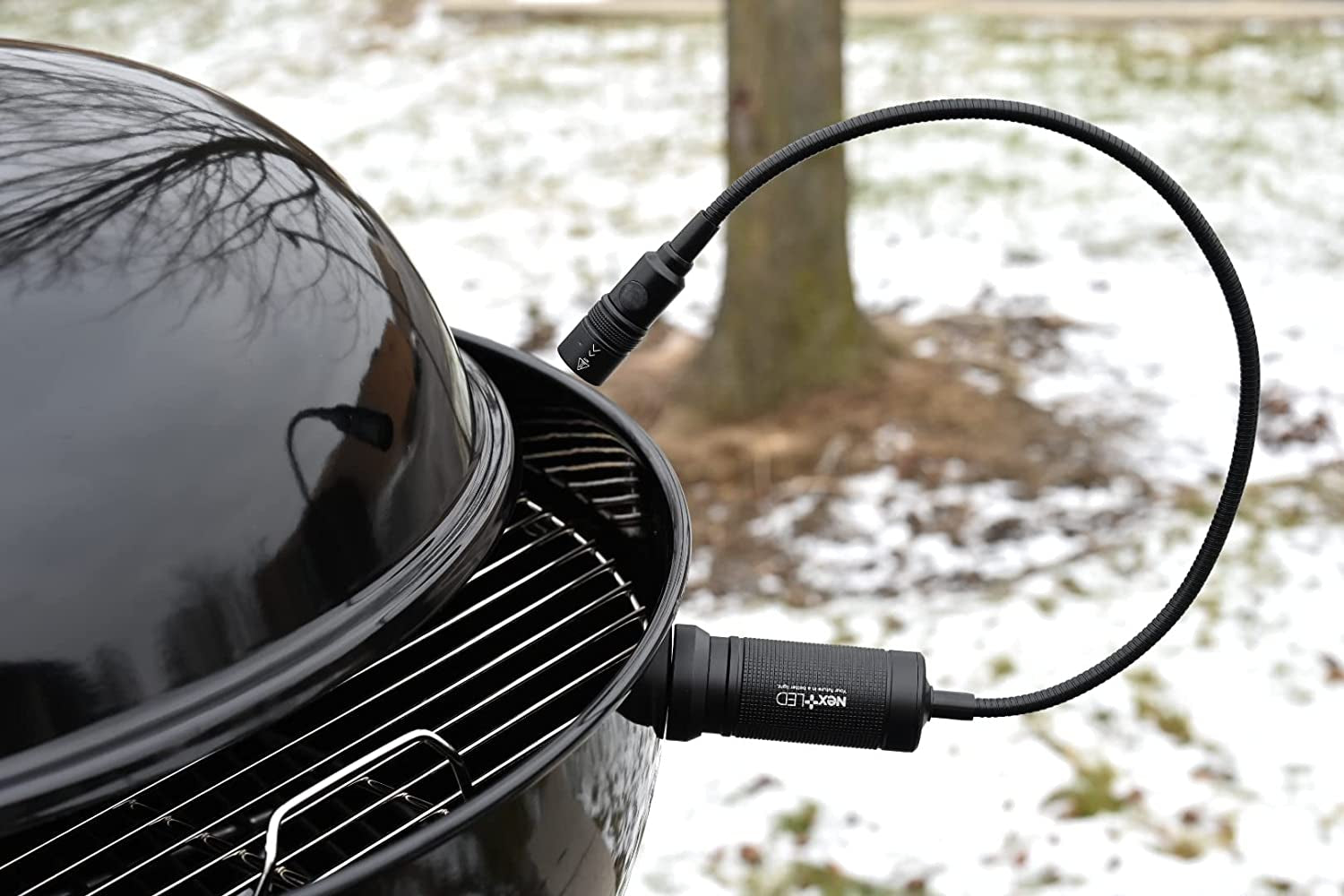 NT-7647-F Magnetic BBQ Grilling Light for Outdoor Grill. 18-Inch Flexible Gooseneck. Heat & Weather Resistant. IP-54. Warm Natural Lighting Shows True Color of Your Food. Perfect Grill Gift - Image 4