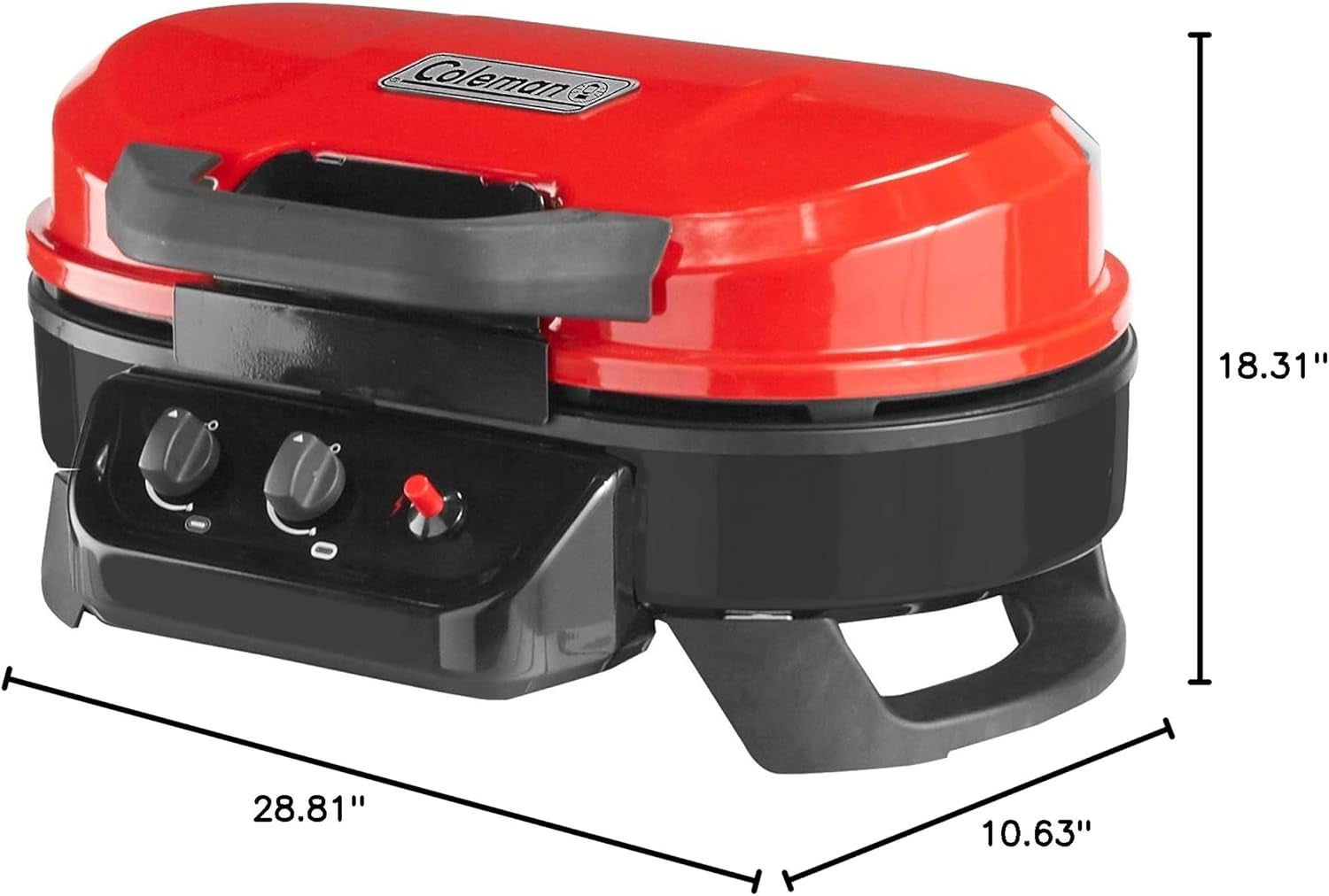 Coleman Roadtrip 225 Portable Tabletop Propane Grill Gas Grill with 2 Adjustable Burners Instastart Ignition and 11000 Btus of Power; 225 Sq. In. Cooking Area - Image 10