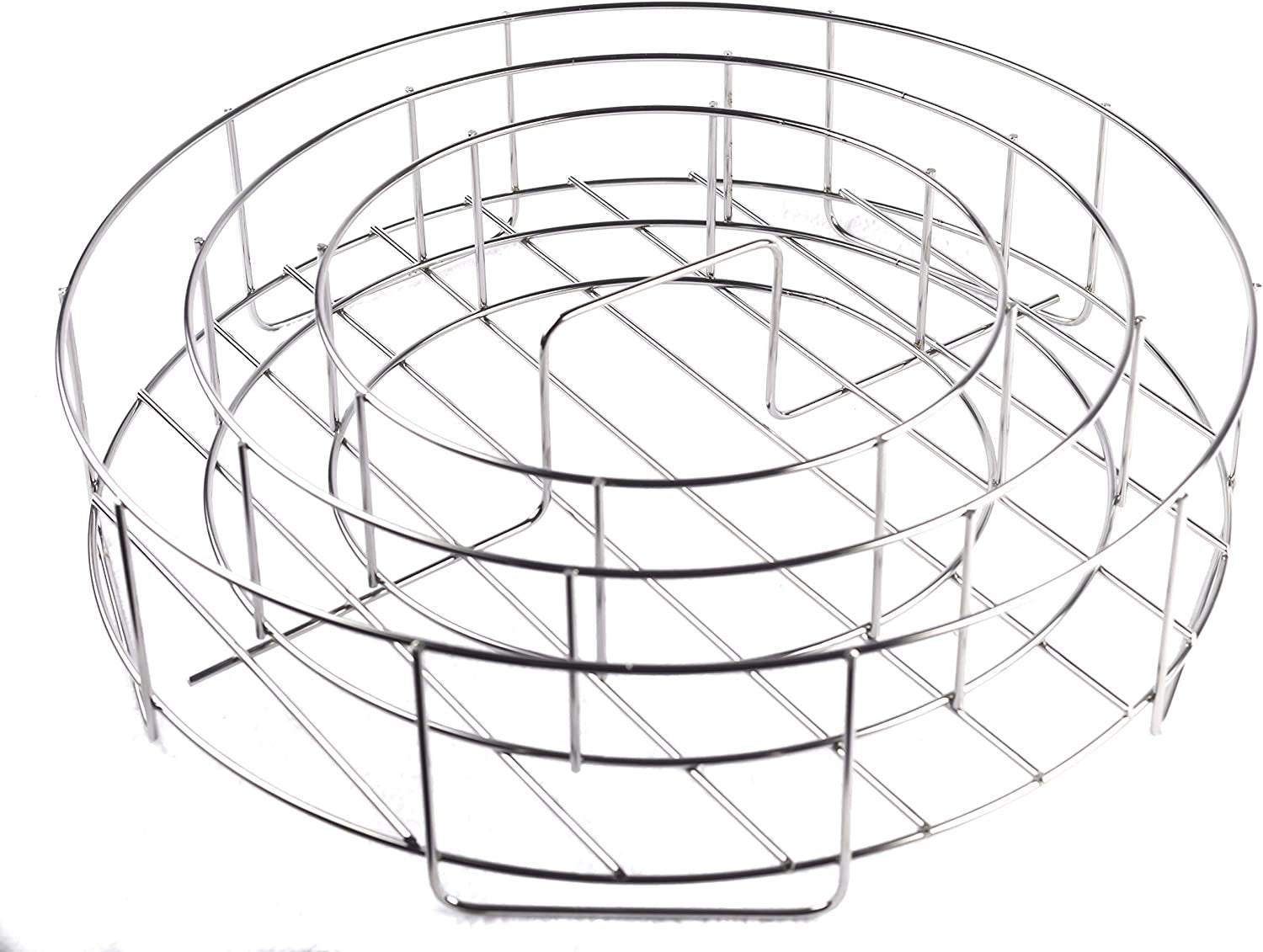 BBQ Guru Rib Rings | Rib Rack for Smoking/Grillings Holds 5 Ribs and a Whole Chicken - Image 4