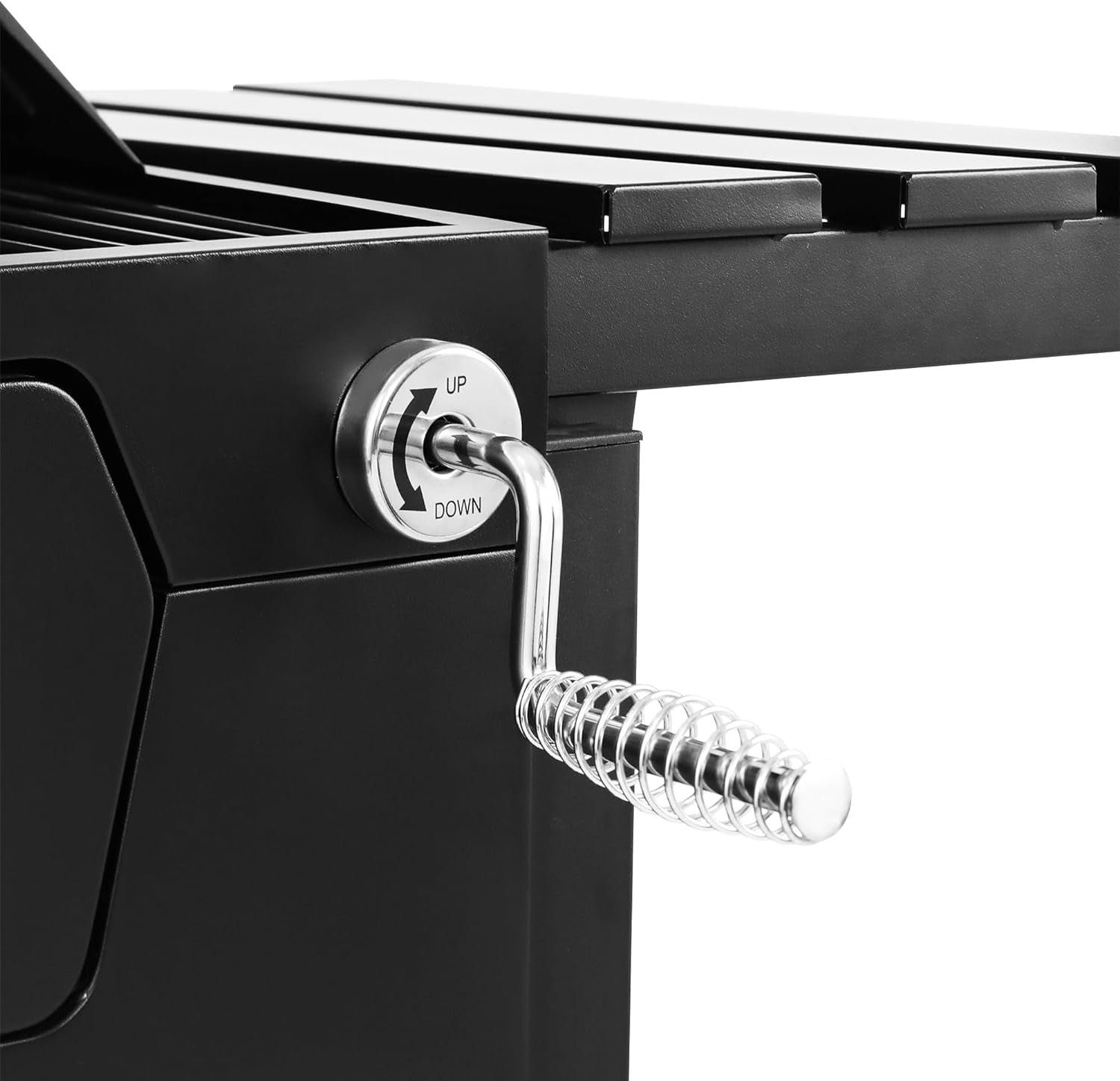 CD1824EN 24 Charcoal Grill Outdoor Smoker with Side Tables Backyard Griller Party BBQ Picnic Patio Cooking. Black - Image 13