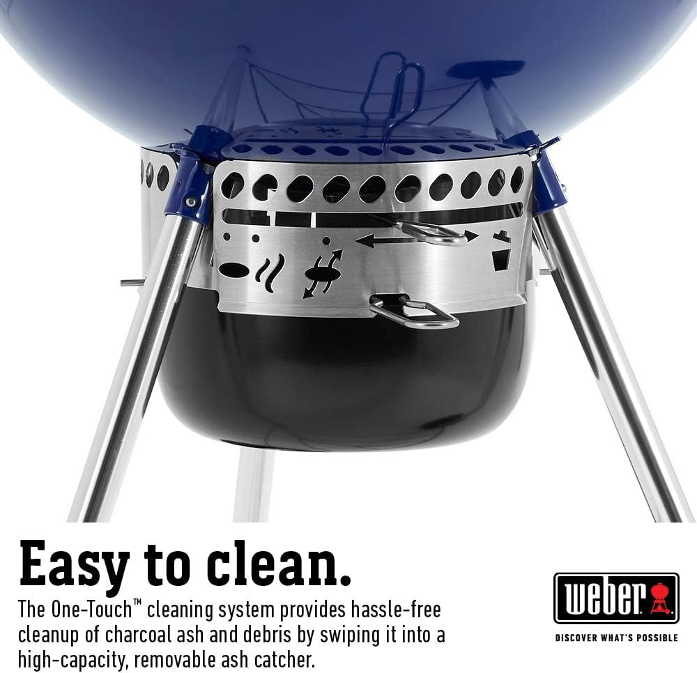 Weber Master-Touch Charcoal Grill. Deep Ocean Blue - Image 10