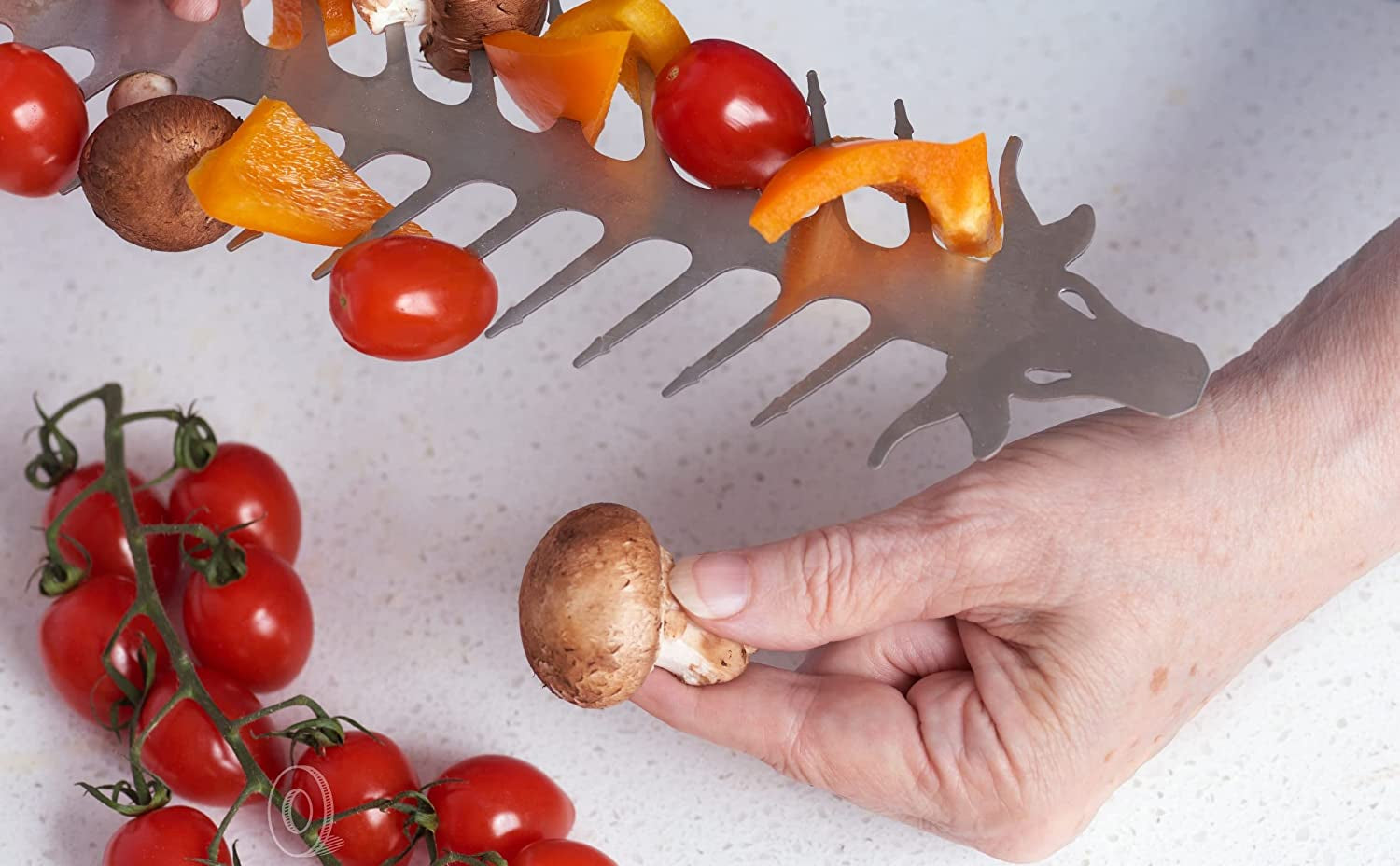 Proud Grill Slide & Serve BBQ Skewers - Set of 4 Stainless Steel Reusable Barbecue Skewers | Ideal for Grilling Shish Kabobs | Use for Beef. Pork. Chicken. Vegetable and Shrimp Kabobs. - Image 3