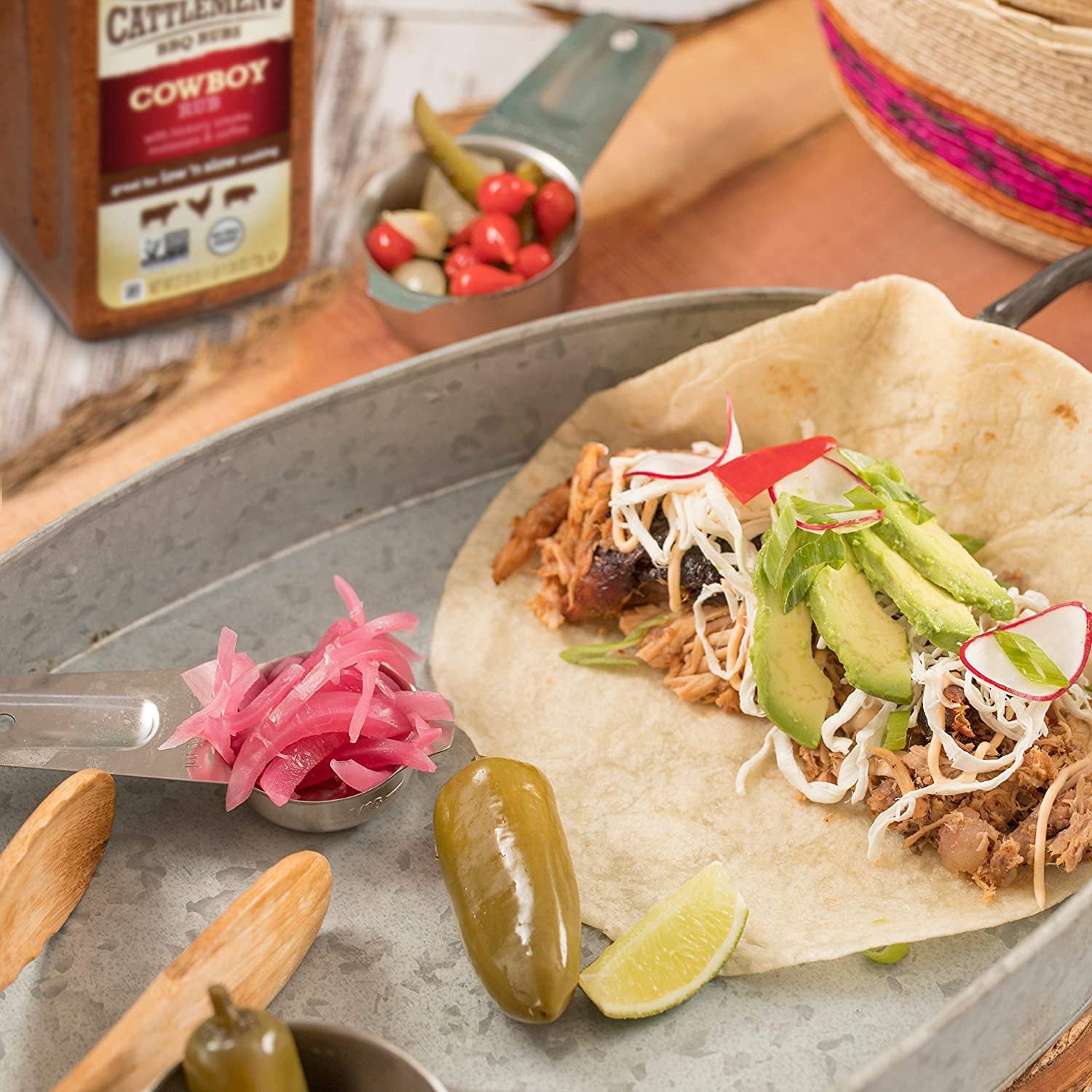 Cattlemen'S Cowboy Rub. 27.25 Oz - One 27.25 Ounce Container of Cowboy BBQ Rub with Hickory Smoke. Molasses and Coffee Flavor. Perfect for Brisket. Chicken or Beef - Image 5