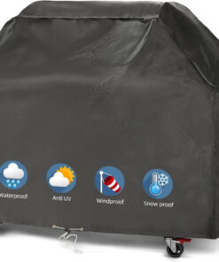 Waterproof BBQ Grill Cover 72-Inch. Heavy Duty Outdoor Gas Grill Covers. with Drawstring Barbecue Covers for Weber Char-Broil Brinkmann Nexgrill and More. All Weather Barbecue Grills Protector