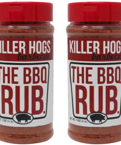 Killer Hogs the BBQ Rub Pack of 2 Bottles | Championship Grill Seasoning for Beef. Steak. Burgers. Pork. and Chicken | Contains Two 11 Ounce Bottles (2-Pack)