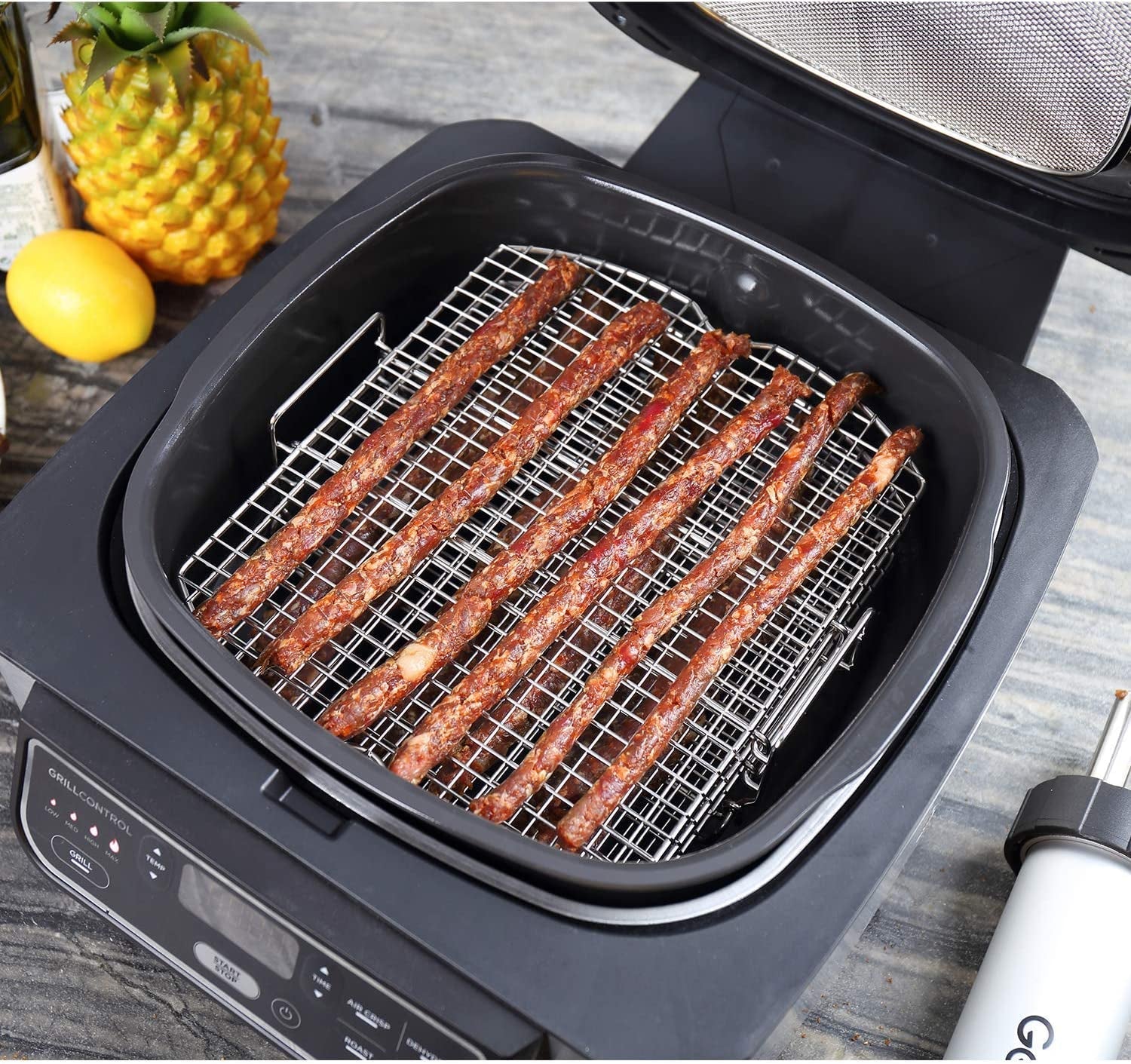 Dehydrator Rack Stainless Steel Stand Compatible with Ninja Foodi AG300. AG300C. AG301. AG301C. AG302. AG400. IG301A Ninja Foodi Grill Accessories - Image 7