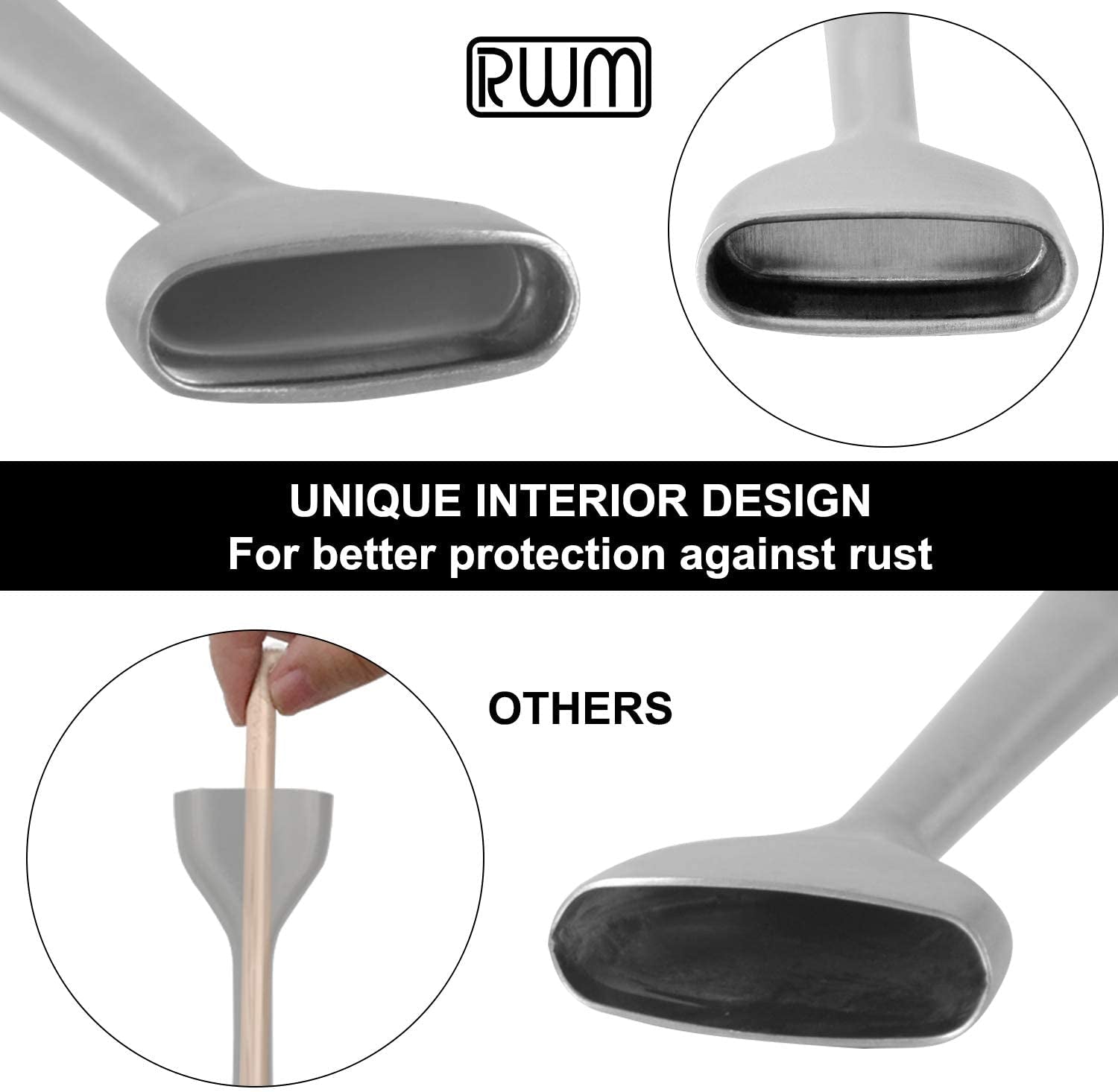 Rwm Basting Brush - Grilling BBQ Baking. Pastry and Oil Stainless Steel Brushes with Back up Silicone Brush Heads(Orange) for Kitchen Cooking & Marinating. Dishwasher - Image 6