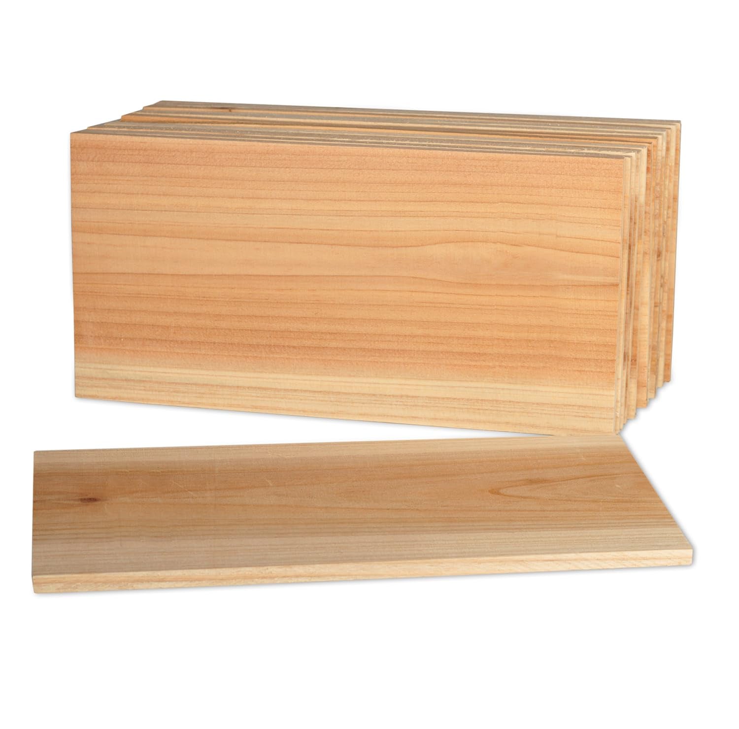 12 PK. Cedar Planks for Grilling Salmon.11X 5.5 Better Smoking. Add Best Smoky Flavor to Salmon. Veggies. Restaurant Quantity - Image 5