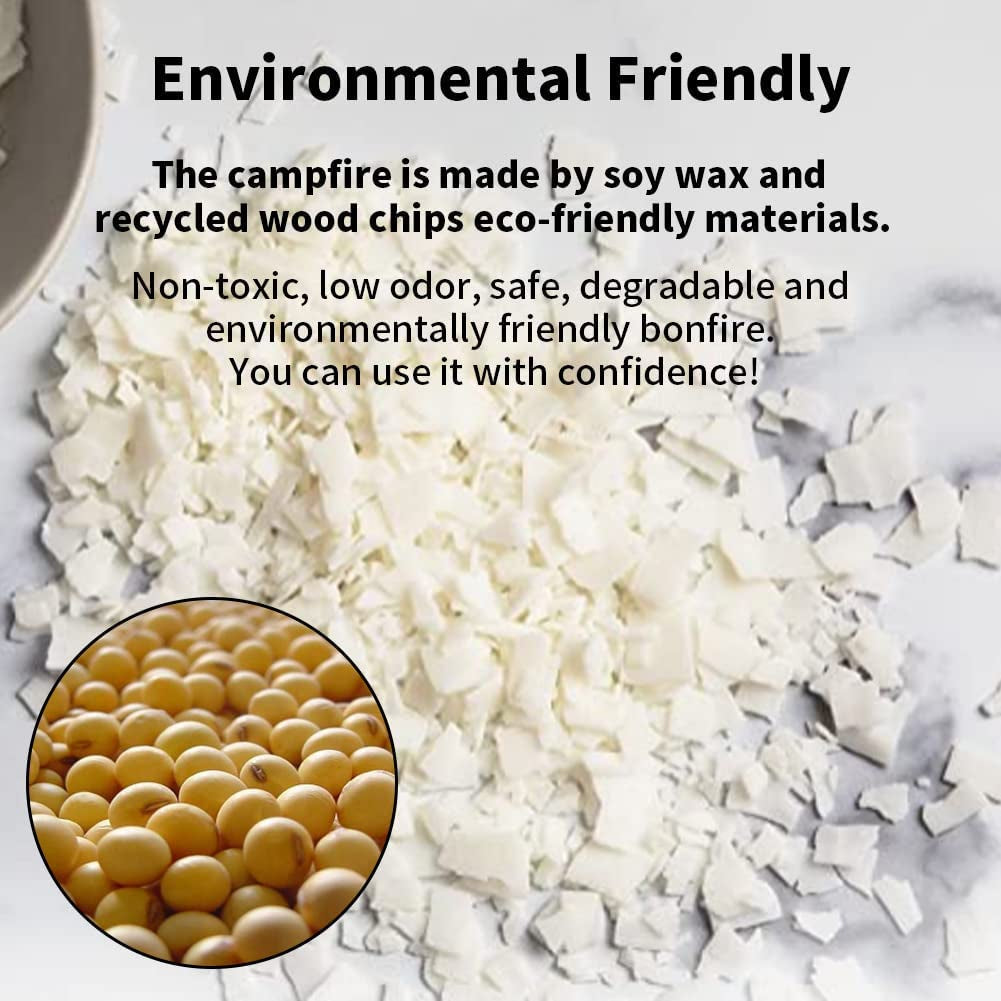 2 Pack Portable Campfire. Portable Fire Pit for Camping. 3-5 Hours of Burn Time Campfire in a Can for Picnics. Cooking and Party - Image 7