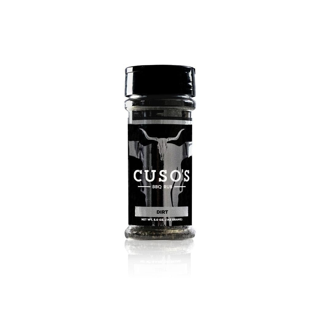 Cuso'S Dirt® Seasoning Great Tasting BBQ Seasoning Rub - Contains Activated Charcoal & Natural Ingredients - 1 Count