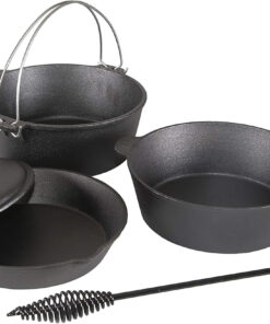 Stansport Pre-Seasoned Cast Iron Dutch Oven