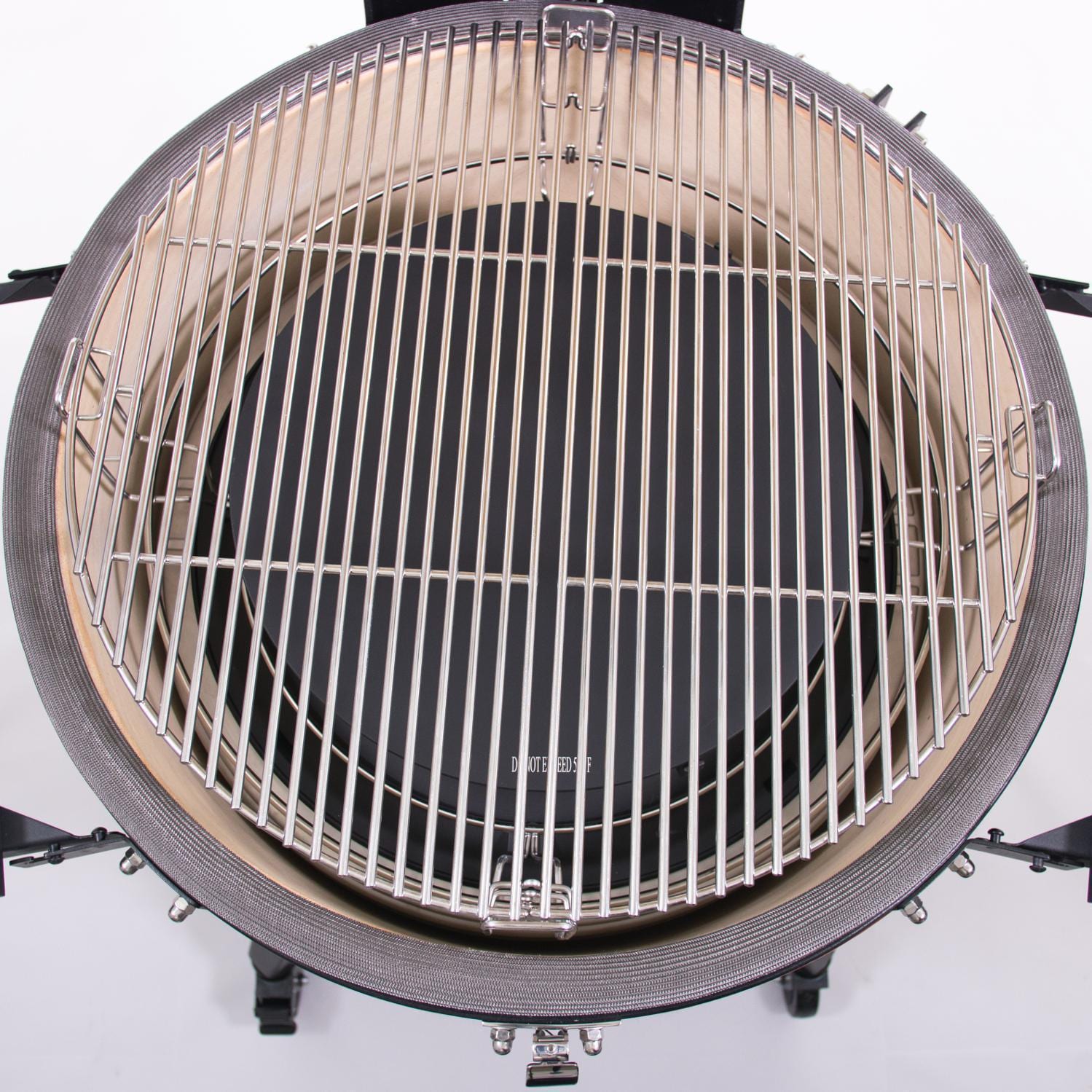 Kamado Joe: Big Joe III w/ Cart. Hyperbolic Insert. Aluminum Side Shelves. Heat Def. D&C. Tools - Image 8