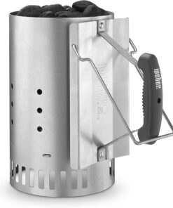 Weber Rapidfire Chimney Starter. Standard. Silver