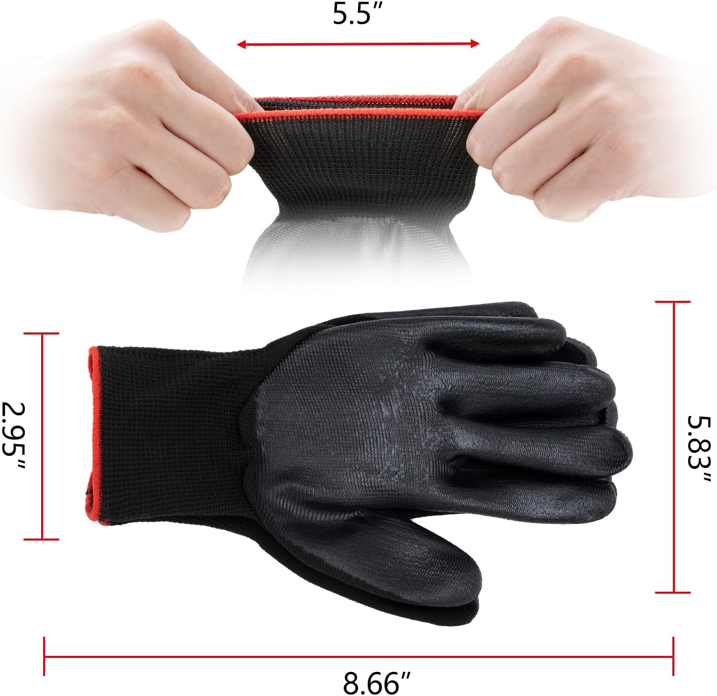 BRIAN & DANY Charcoal Chimney Starter Set for BBQ. Rapid Chimney Starter for Charcoal Grill with Heat Resistant Gloves and Blower. Large-Capacity Design 7.09 X 7.09 X 10.63 - Image 5