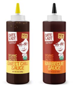 Savory Sauce Pack | BBQ Sauce and Sweet Chili Sauce | Gluten Free | Paleo Friendly | No Corn Syrup or Cane Sugar | No Added Flavors or MSG (Large Size) Use as a Sauce for Pizza or as a Dipping Sauce.