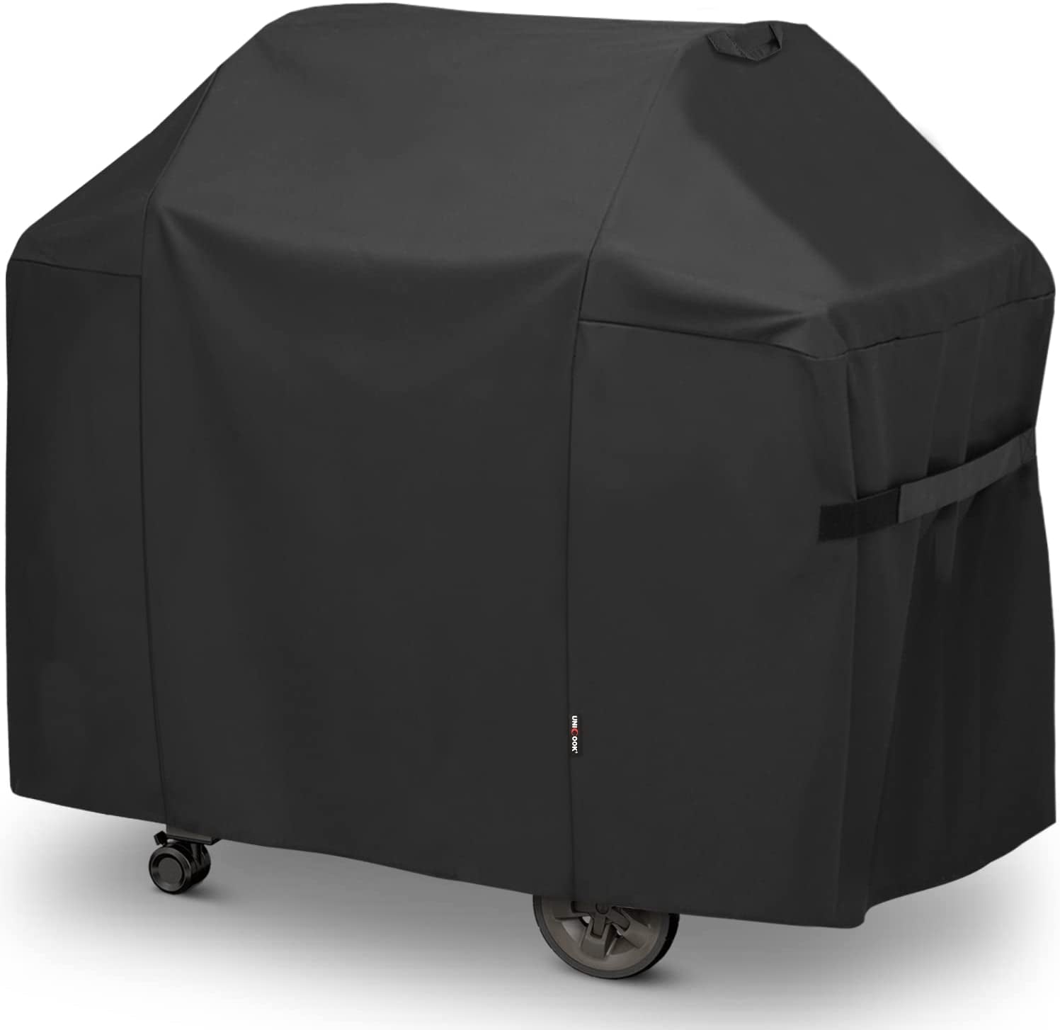 Unicook 58 Inch Grill Cover for Weber Genesis II. Genesis II LX 300 Series and Genesis 300 Series Gas Grills. Heavy Duty Waterproof Barbecue Cover. Fade Resistant BBQ Cover. Compared to Weber 7130