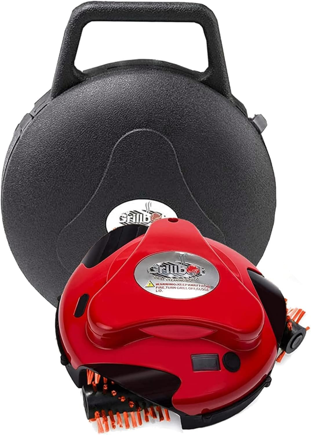 Grillbot Automatic Grill Cleaning Robot with Nylon Brushes. BBQ Grill Cleaner. Grill Brush. Grill Scraper. BBQ Accessories (Red Grillbot + Carry Case) - Image 10