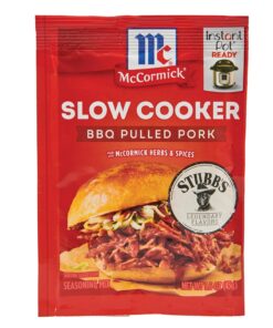 Mccormick Slow Cooker BBQ Pulled Pork Seasoning Mix. 1.6 Oz