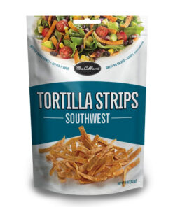 Tortilla Strips - Santa Fe Style. Great for Snacking. Soup and Salad Topper - Southwest Flavor. 4 Ounce (Pack of 9)
