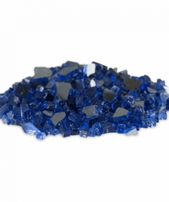 Firegear Cobalt Blue Reflective Fireglass 1/2 to 1 in Size. sold in 10 lb. Jug