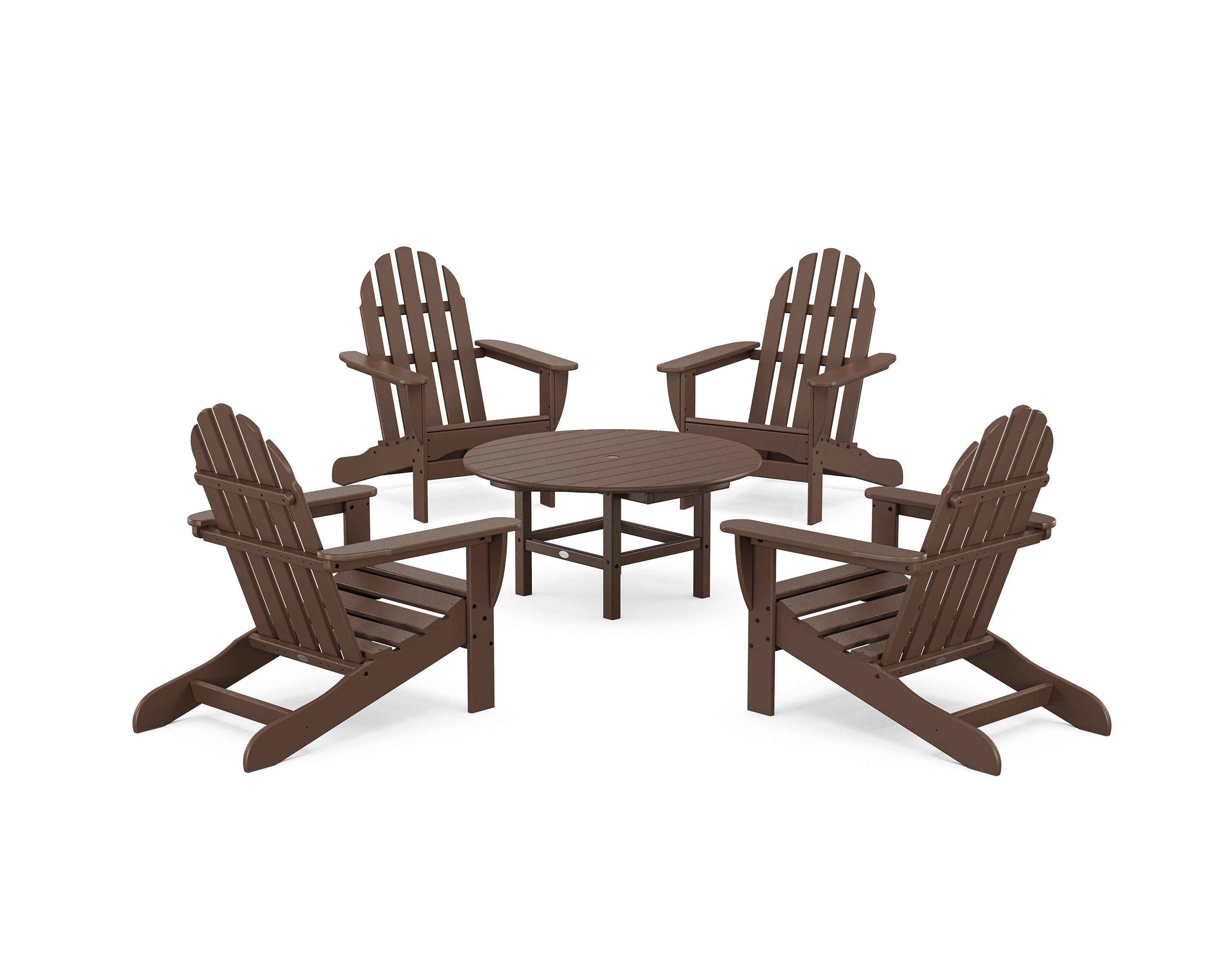 Polywoood: Classic Adirondack 5-Piece Conversation Set - Image 9