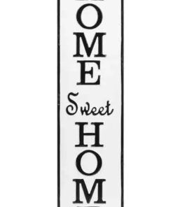 Ganz Black and White Home Sweet Home Enamel Wall Sign