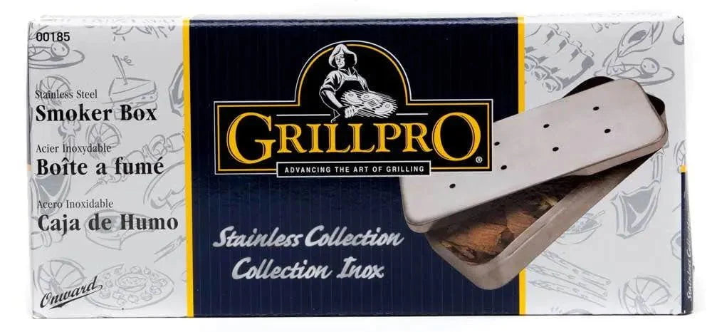 GrillPro Stainless Steel Flat Smoker Box - Image 2