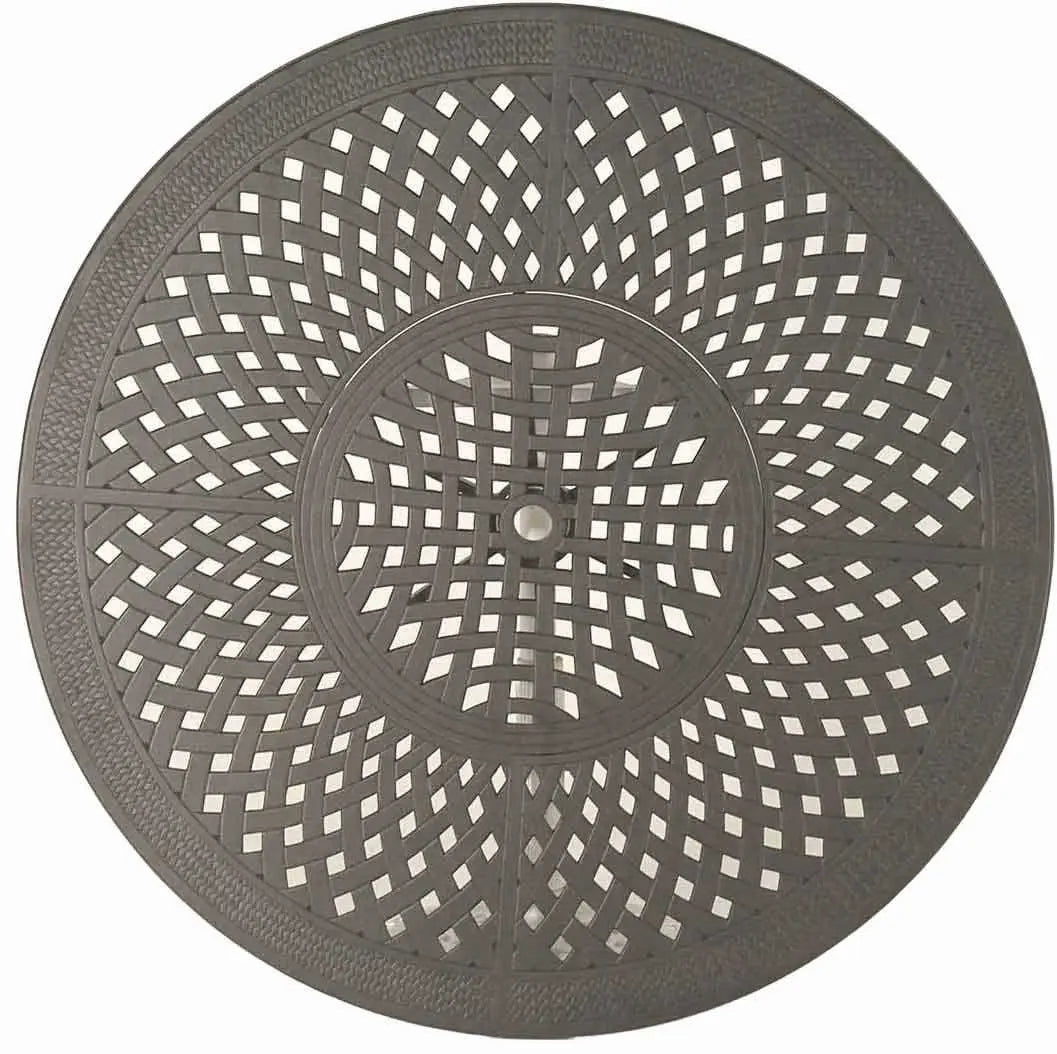 Hanamint Berkshire 20 Round Ice Bucket Side Table (Desert Bronze Finish) - Image 2