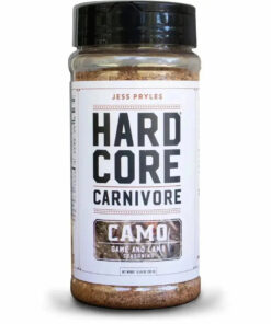 Hardcore Carnivore Camo Game & Lamb Seasoning. 10.5oz