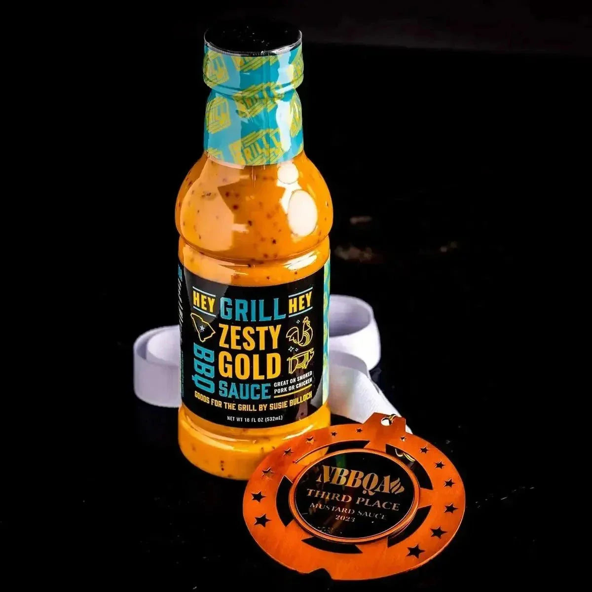 Hey Grill Hey Zesty Gold BBQ Sauce - Image 3