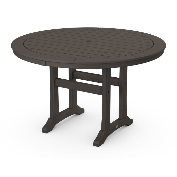 Polywood: Nautical Trestle 48 Round Dining Table - Image 17