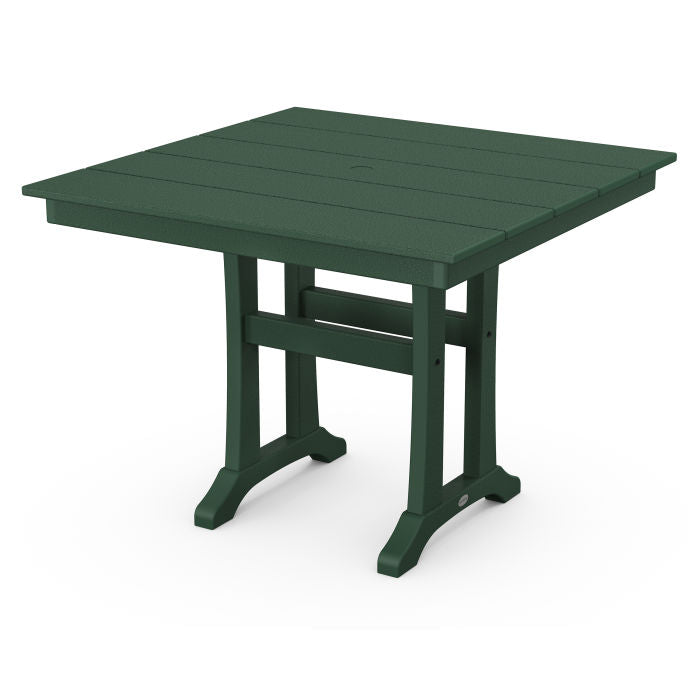 Polywood: Farmhouse Trestle 37 Dining Table - Image 20